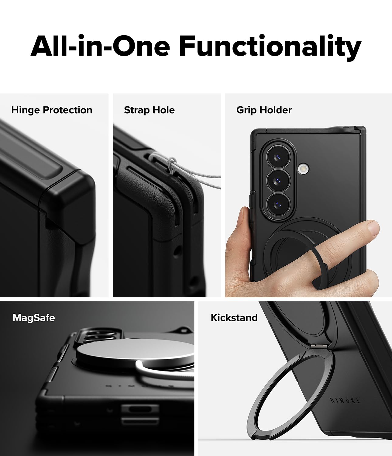 Ringke Alles per Cover Samsung Galaxy Z Fold 8 Ultra - Black