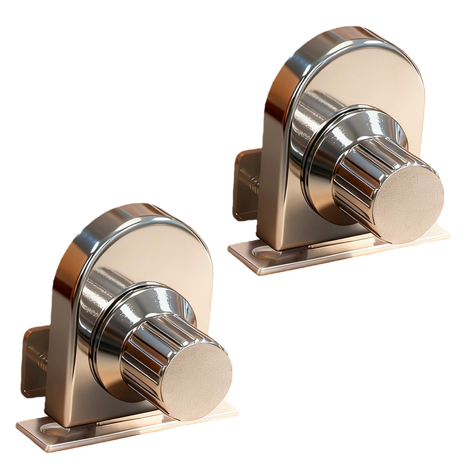 Easy Install Zinc Alloys Glass Door Enhances in Various Spaces Anti Theft Glass Hardware