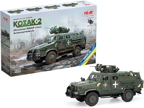 ICM 35014 - 'Kozak-2', Vehículo Blindado Ucraniano Clase MRAP (100% Nuevos moldes) - Escala 1:35