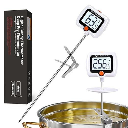 Candy Thermometer for Candy Making with Pot Clip,Best Instant Read
