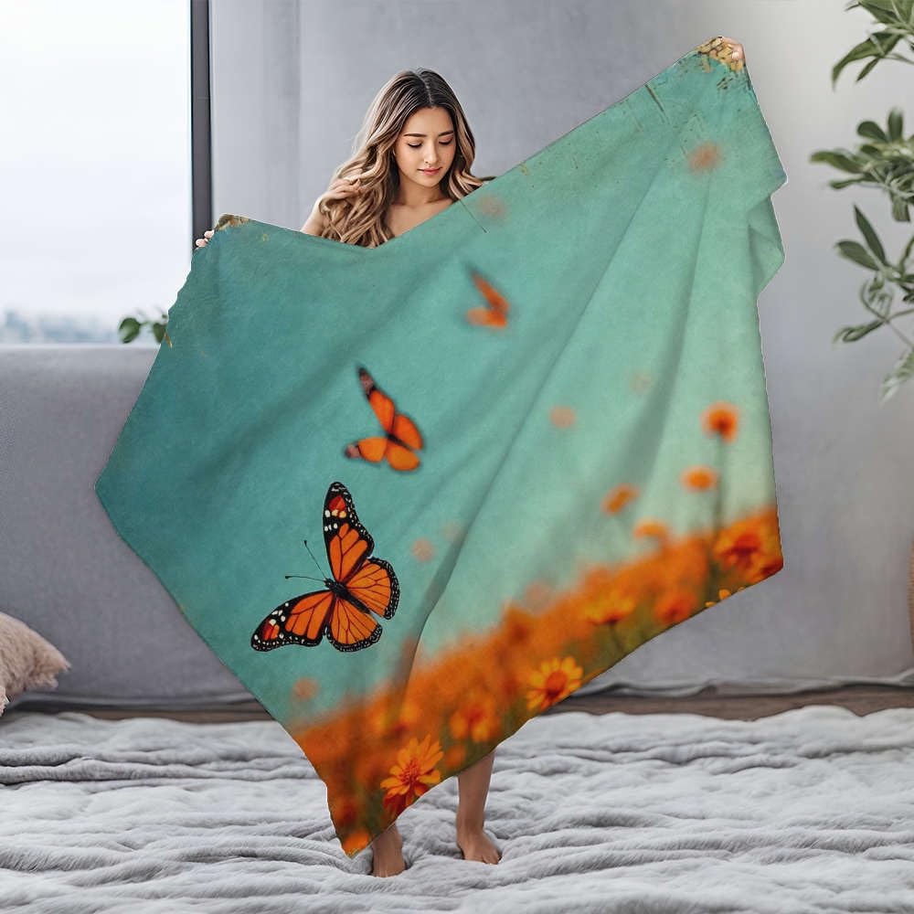 Couverture Queen Size flanelle l&eacute;g&egrave;re contre les soir&eacute;es fraîches
