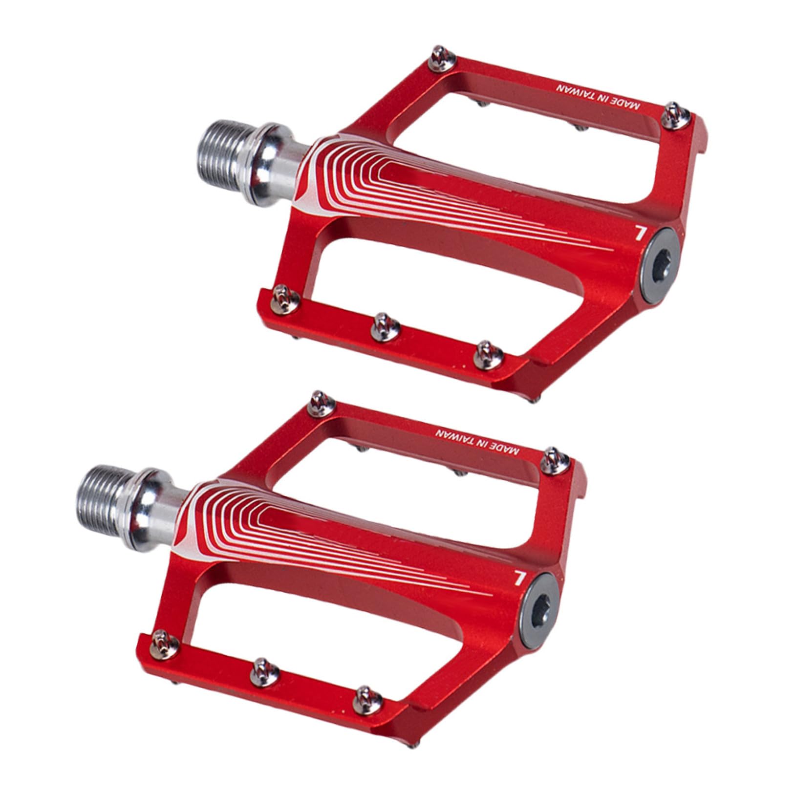 SUPVOX 2 Pedali Bici Cnc Antiscivolo Pedalata Assistita e Sostituzione Facile Accessorio Ciclistico e Resistente per Mountain Bike e