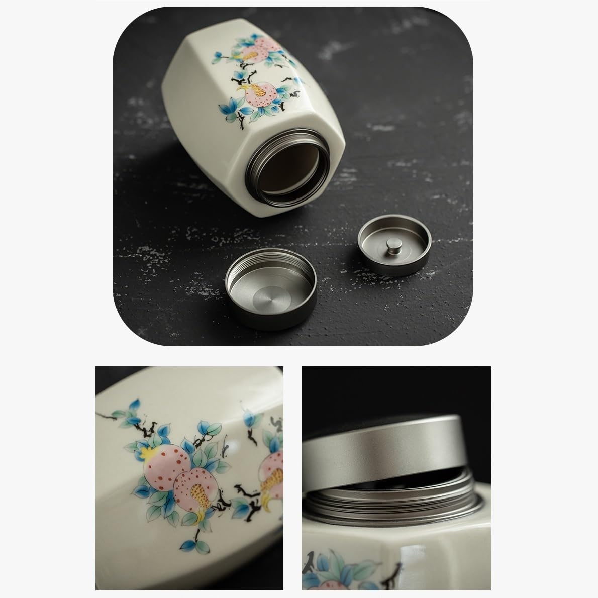 Herbata w puszkach, puszki do przechowywania herbaty w hurcie, puszki z ceramiczną pokrywką, puszki z uszczelnieniem, puszki do przechowywania czarnej herbaty, puste puszki, puszki do przechowywania