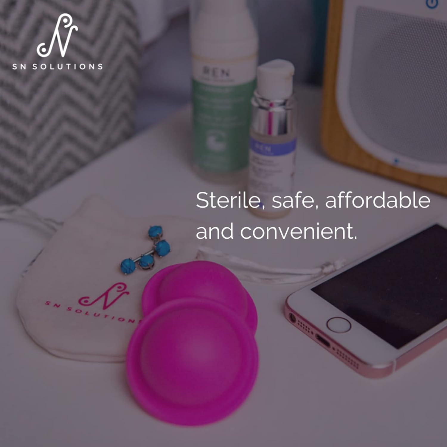 SN Solutions 2 Pack of Nipple Piercing Aftercare Soaking Cups For Use