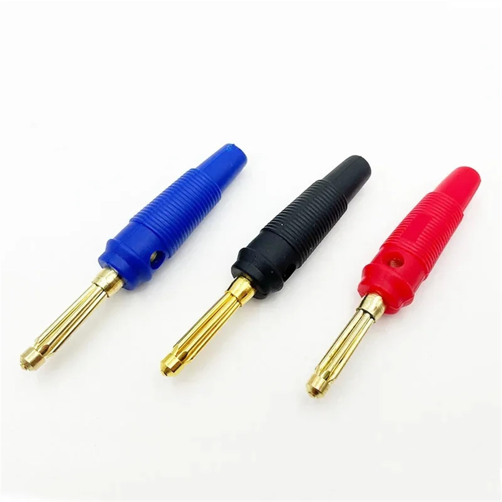 10/20 szt. 4 mm pozłacane złącza głośników bananowych wzmacniacz oprawa post jack do zacisków kablowych (czerwony, 10 szt.)