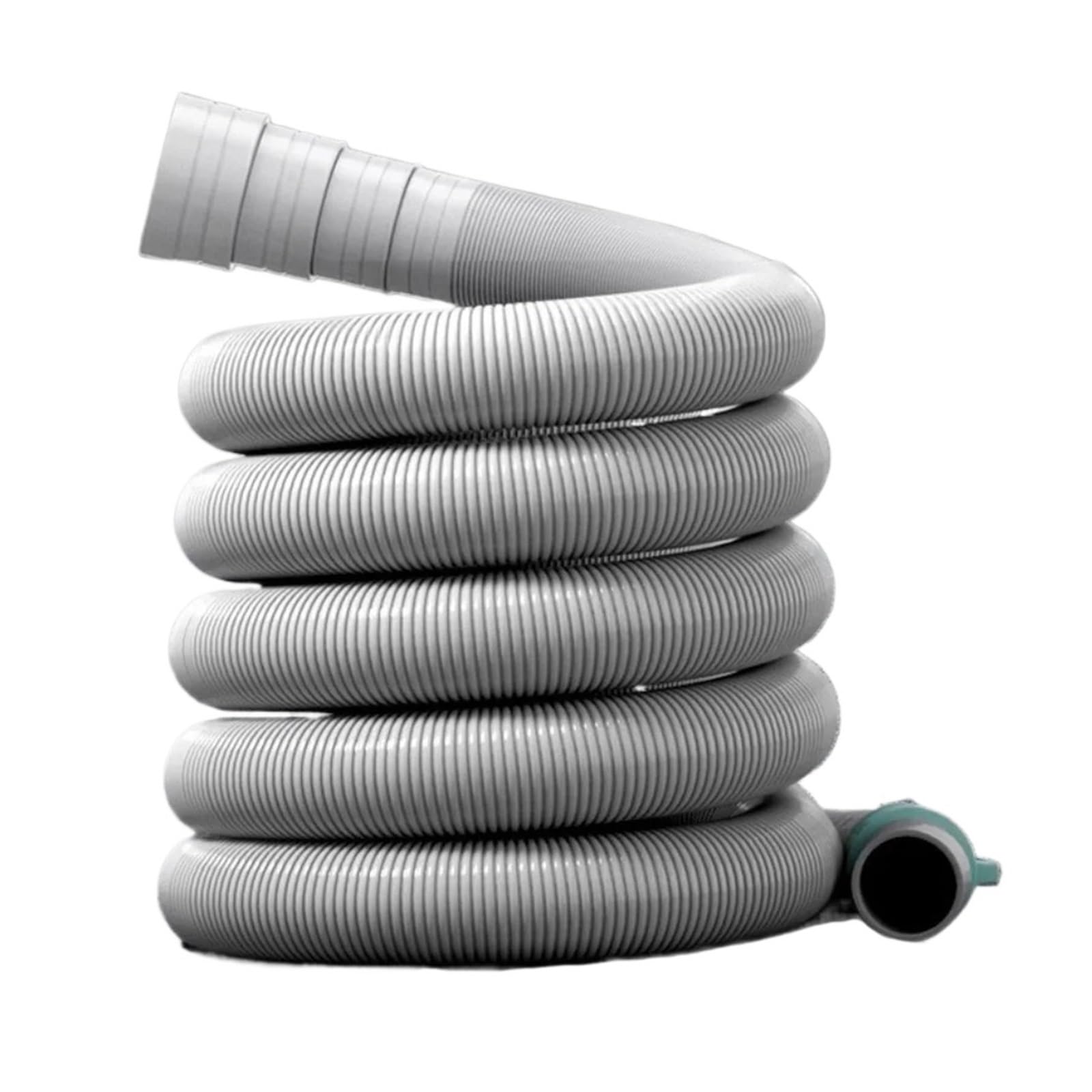 Ablaufschlauch for Waschmaschinen, gewellter, flexibler for, 1-5 m, Wasserhahnzubehör(5m)