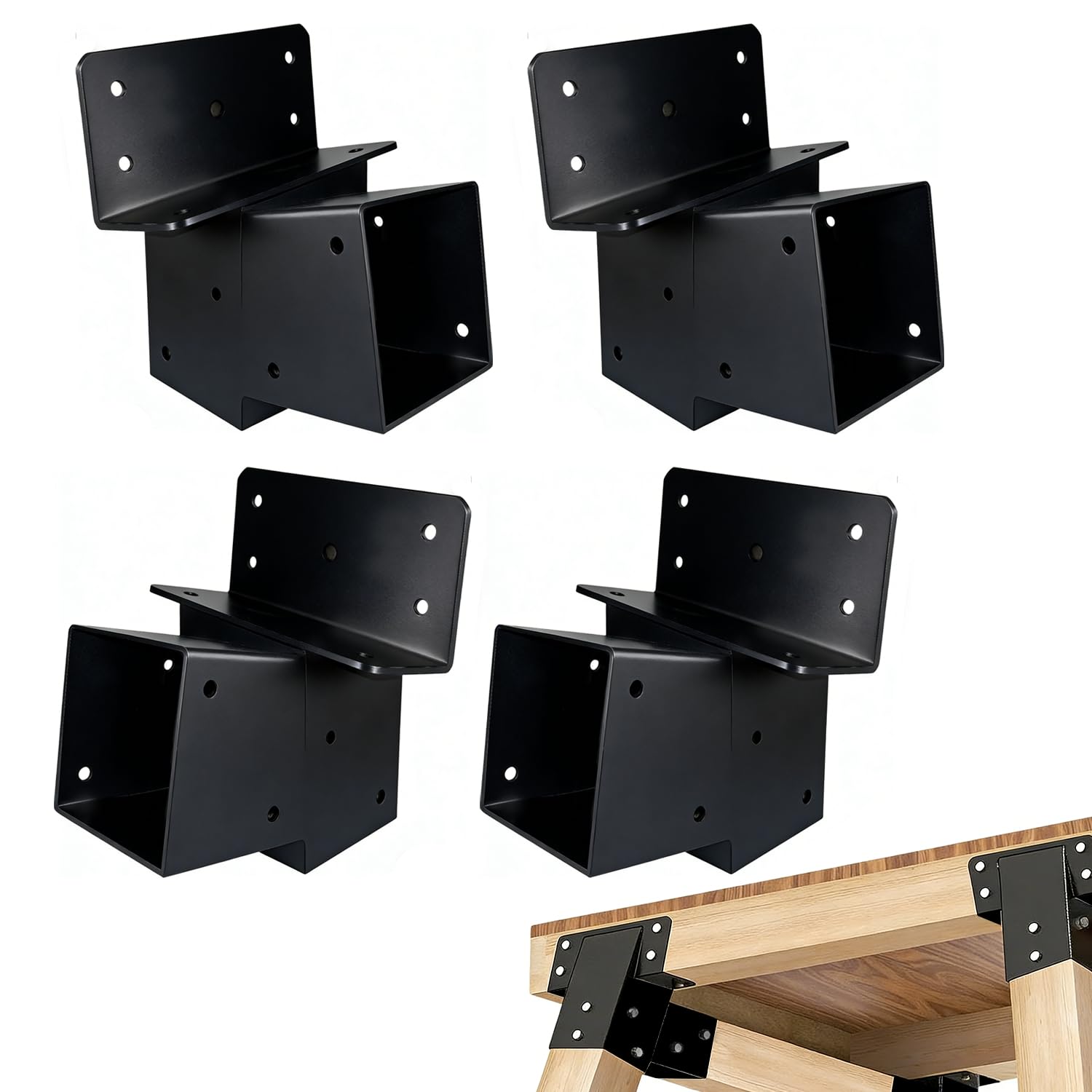 Soportes de poste 4x4 para plataformas de caza cabinas de tiro y columpios