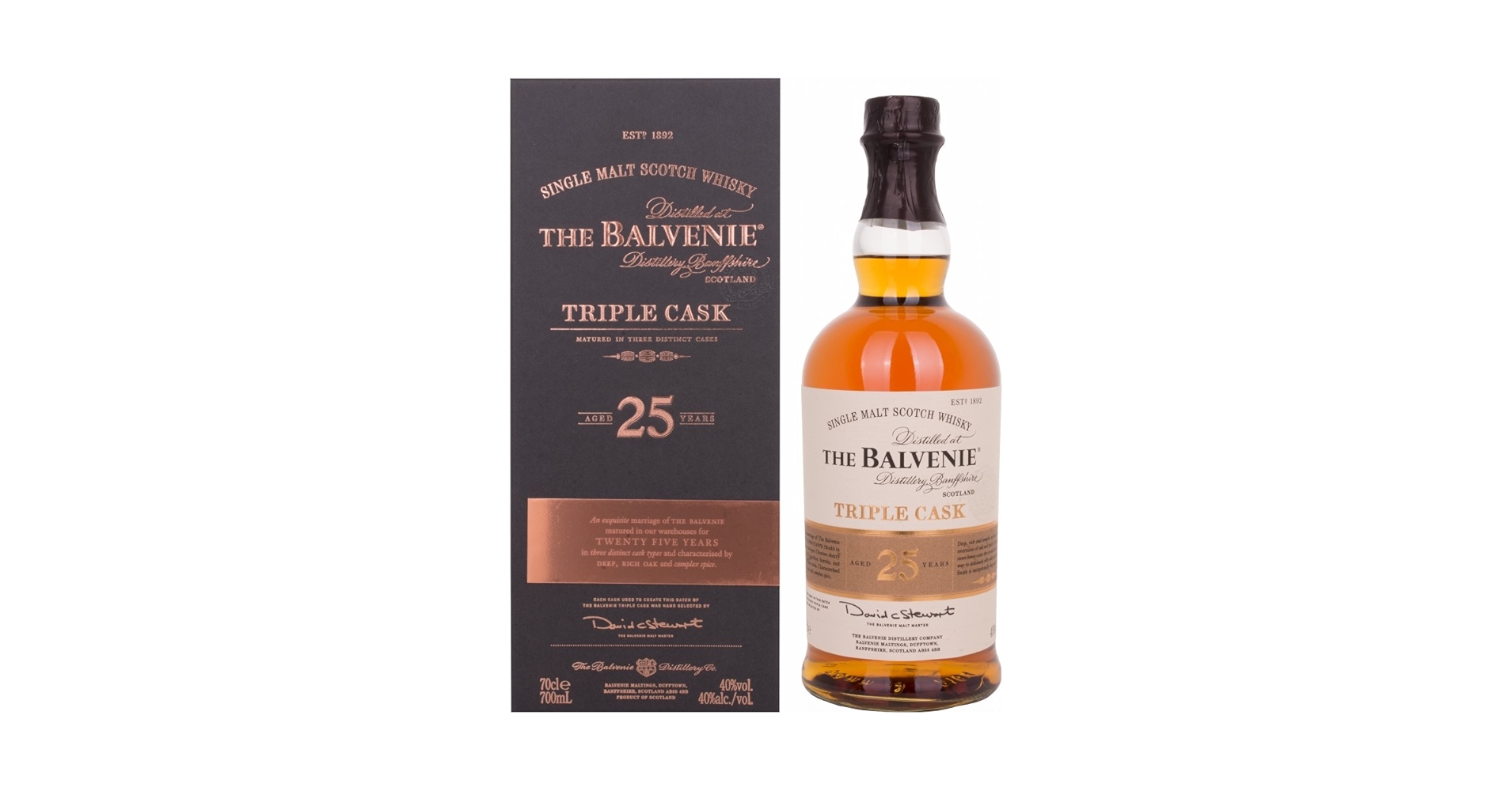 夏休み特価）新品未開封 THE BALVENIE 25年 Amazon.co.jp: ザ・バルヴェニー 25年 トリプルカスク 40度 700ml