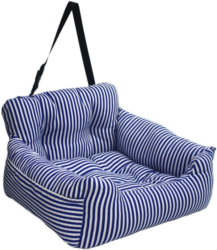 Dog Bed Creative pet cat Kennel Dog Kennel car Sofa nest Cushion car can go Out to Carry pet Bed Multi-Color Optional Pet Bed (Color : Blue Velvet, Size : 55cm*50cm*32cm) (Blue 55cm*50cm*32cm)