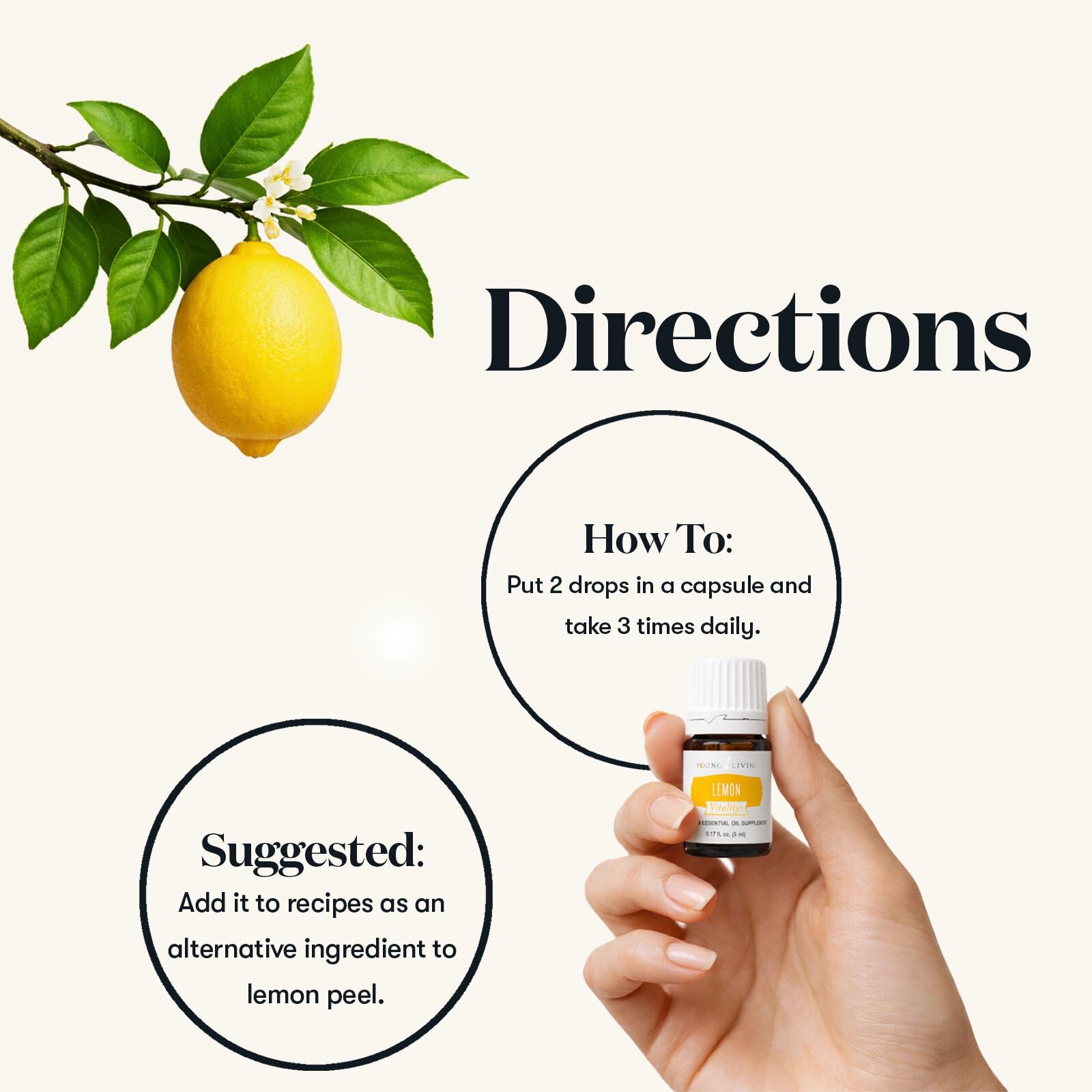 Amazon.com: Young Living Lemon Vitality Essential Oil | 5 ml