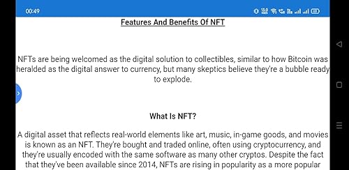 Features And Benefits Of NFT