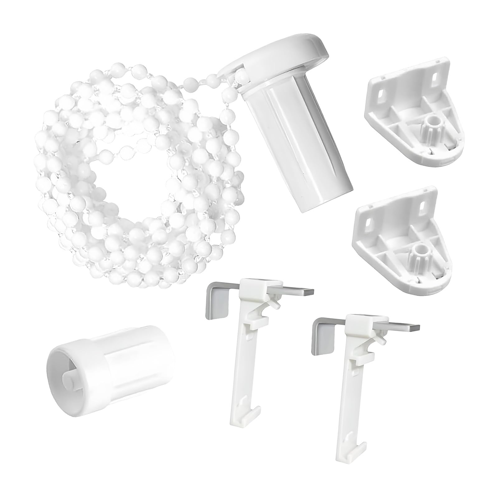 ZHANGYEZHAN Rollers Blind Clutches Replacement Parts Roller Shade Cltuch Roller Blind Clutches with Brackets Beads Chain, Heavy Duty Clutch Replacement