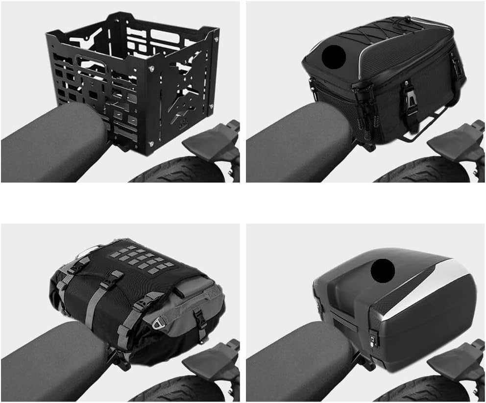 Motorcycle Luggage Rack for Ta&laria for Sting Electric Dirt Bike Rear Rack Luggage Mortorcycle Carrier Tail Storage Capacity Up to 12 Lbs Support