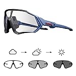 KAPVOE Photochromic Cycling Glasses Men Women Mountain Bike Sunglasses Clear MTB Bicycle Riding - K9408