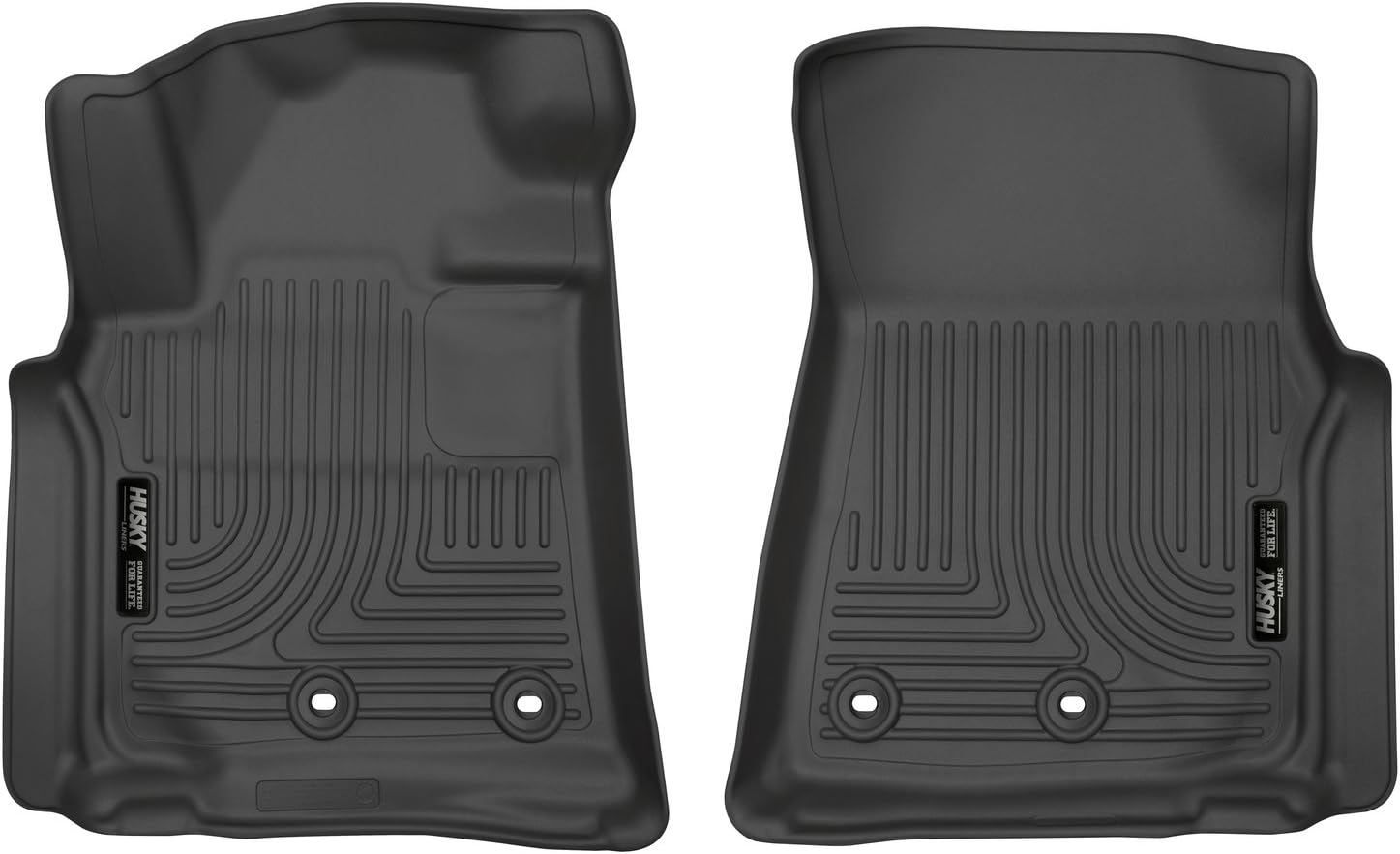 Husky Liners Weatherbeater Floor Mats | Fits 2013-2021 Toyota L& Cruiser; Lexus LX570 | Front Row, 2-pc Black - 13091