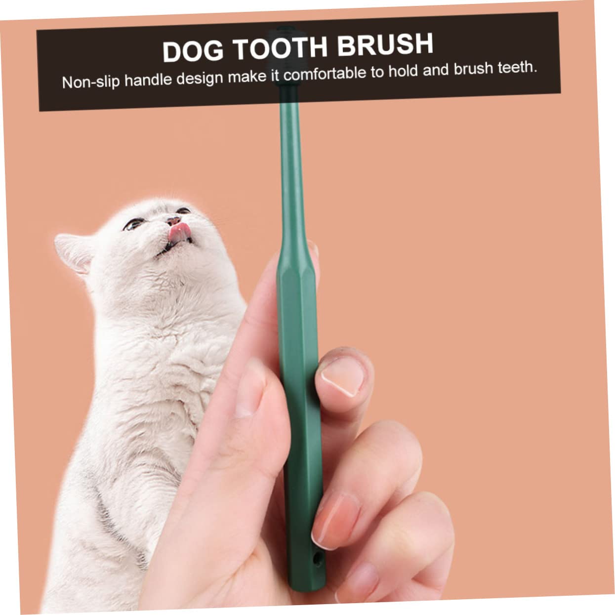 Sosoport 8pezzi Spazzolini Da Denti Per Animali Domestici Con Setole Morbide Igiene Orale Per Cani e Gatti Design Ergonomico e Pratico Per Pulizia