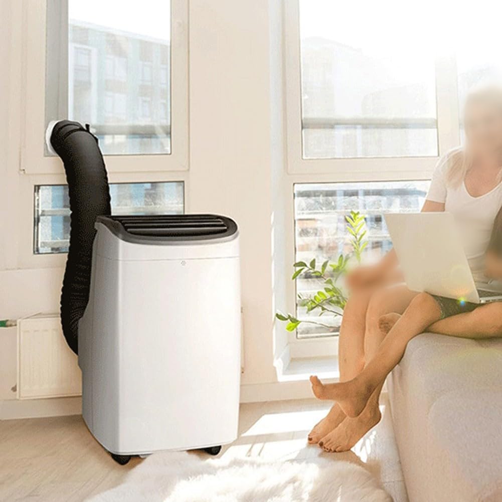 DAZZLEEX Manchon isolant pour tuyau de climatiseur, avec trois sangles élastiques réglables pour la plupart des tuyaux d'échappement de 12,7 cm et 15 cm de diamètre