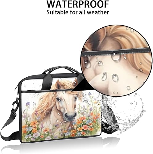 Miniatura 3 de horse Laptop bag - with padded shoulder straps,suitable for 13-15 inch laptops,men's and women's multi compartment laptop cases,suitable for work