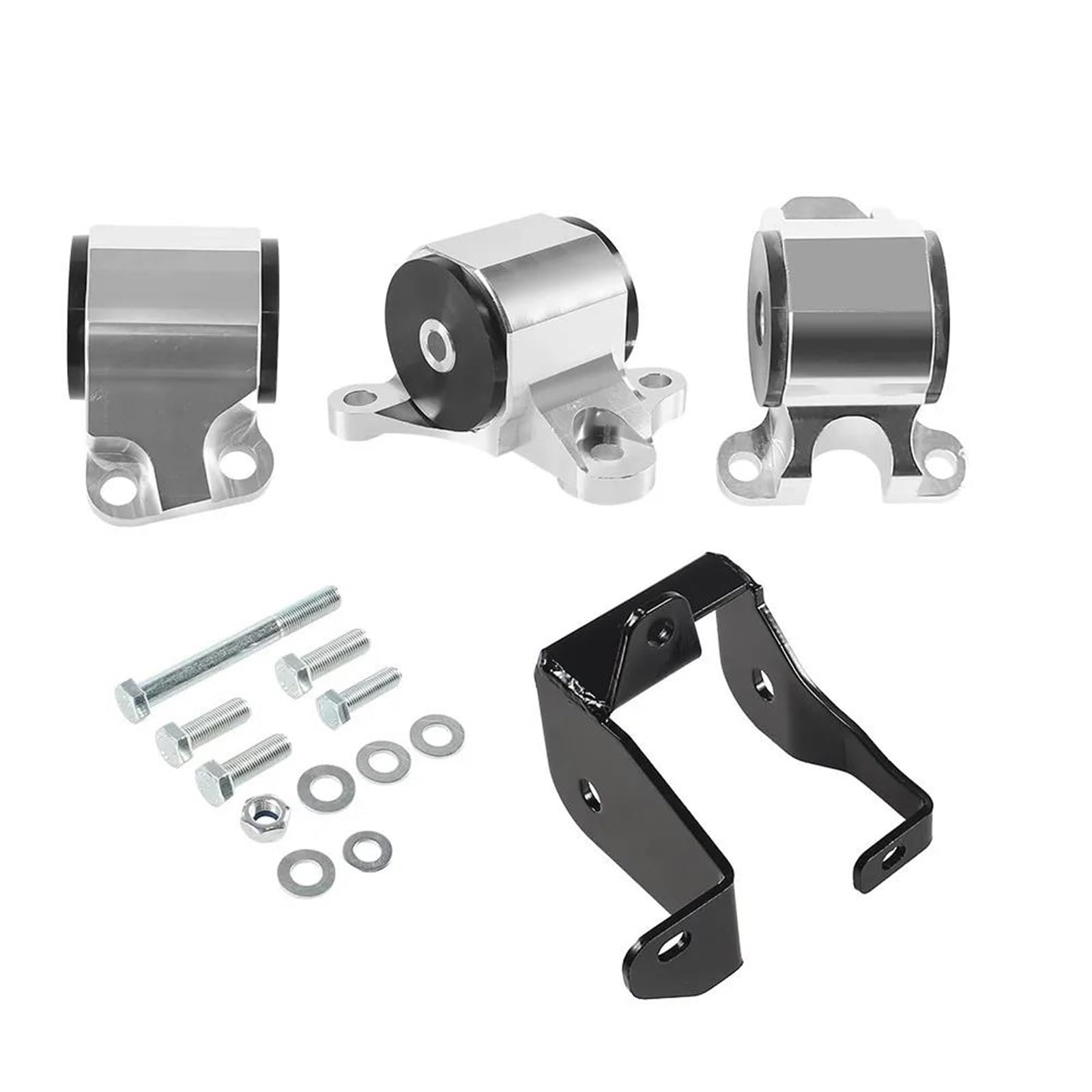 Csspdm Onecolor Engine Swap Mount Kit(2-Bolt Left Mount) Suitable 1996-2000 1997 1998 1999 For Civic D16 B16 B18 B20 Competition(Onecolor)