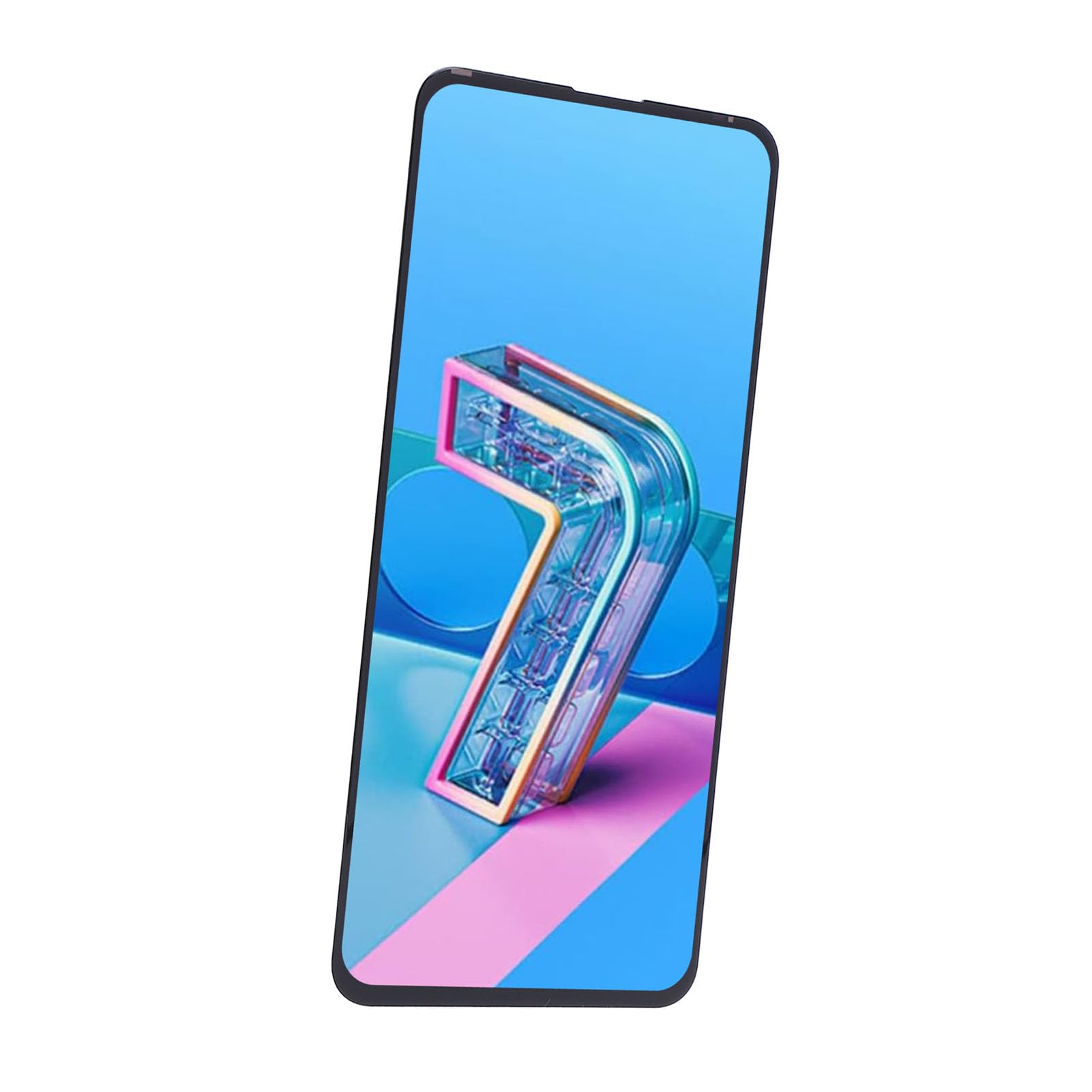 aqxreight Wymiana Ekranu dla Zenfone 7 7pro 6.67 Cala Telefon Organiczny zespół Digitizer Digitizer z Zestawem do Naprawy Funkcji Odcisków Palców