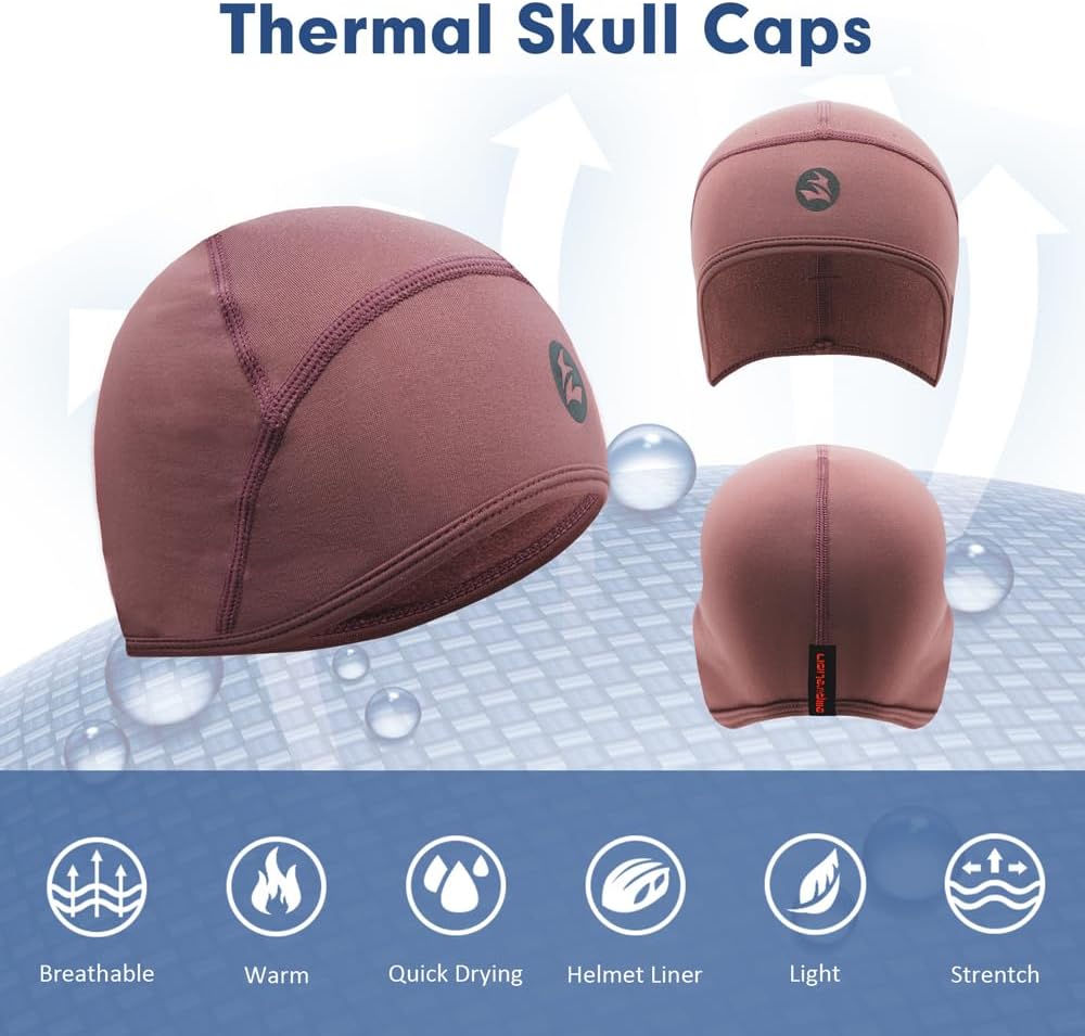 EMPIRELION Kids Thermal Helmet Liner Skull caps Lightweight Youth Sports Running Beanie Cover Ears Boy Girl image 3