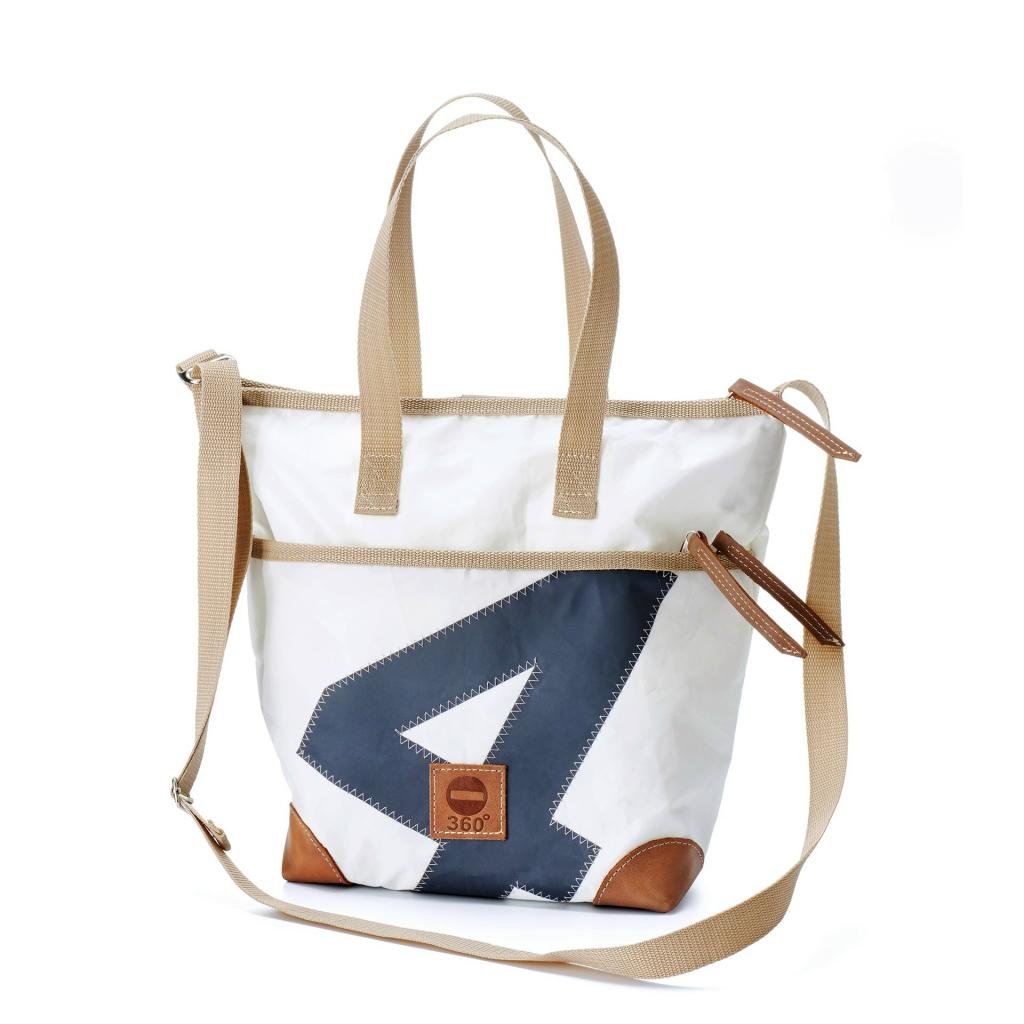 360° Grad Segeltuchtasche Deern Mini Zahl Grau