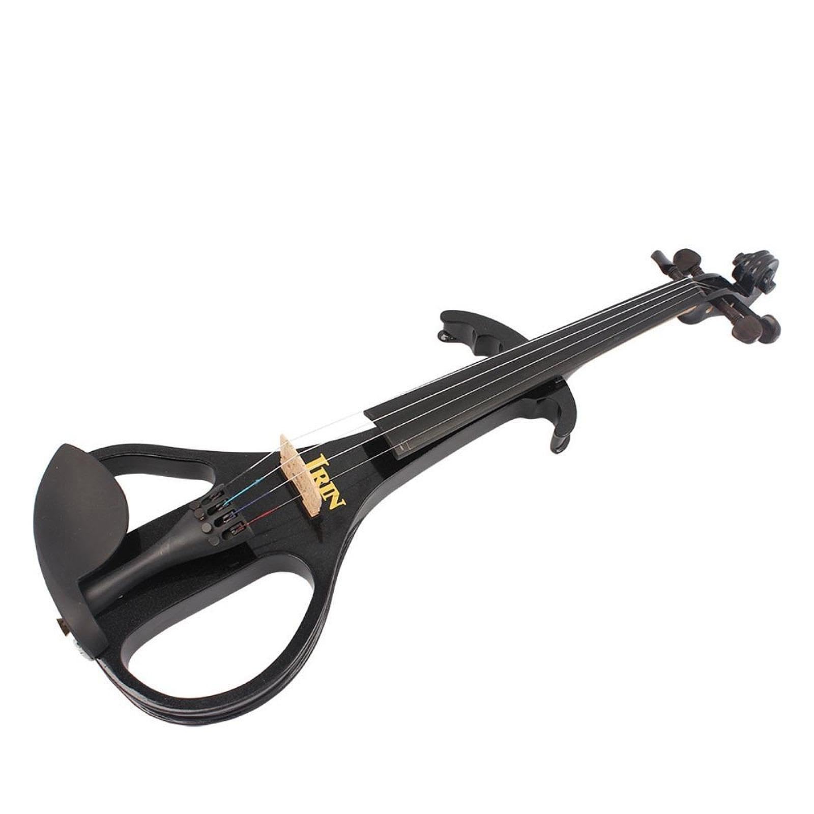 Juego de violín eléctrico con Estuche de Transporte, Instrumento Musical de iniciación con Accesorios, tamaño Completo 4/4, para interpretación de Adolescentes.