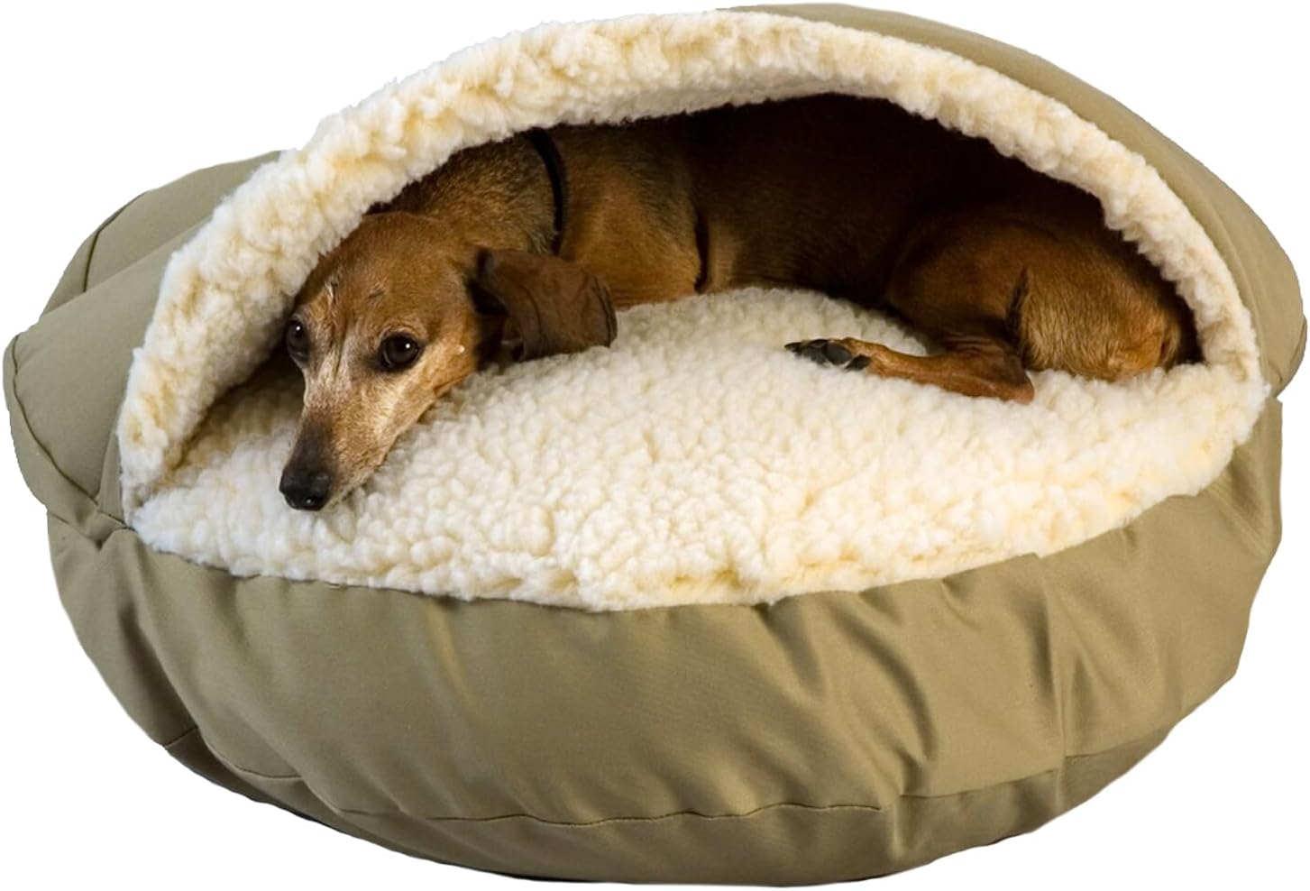 Snoozer Cozy Cave, Large, Khaki