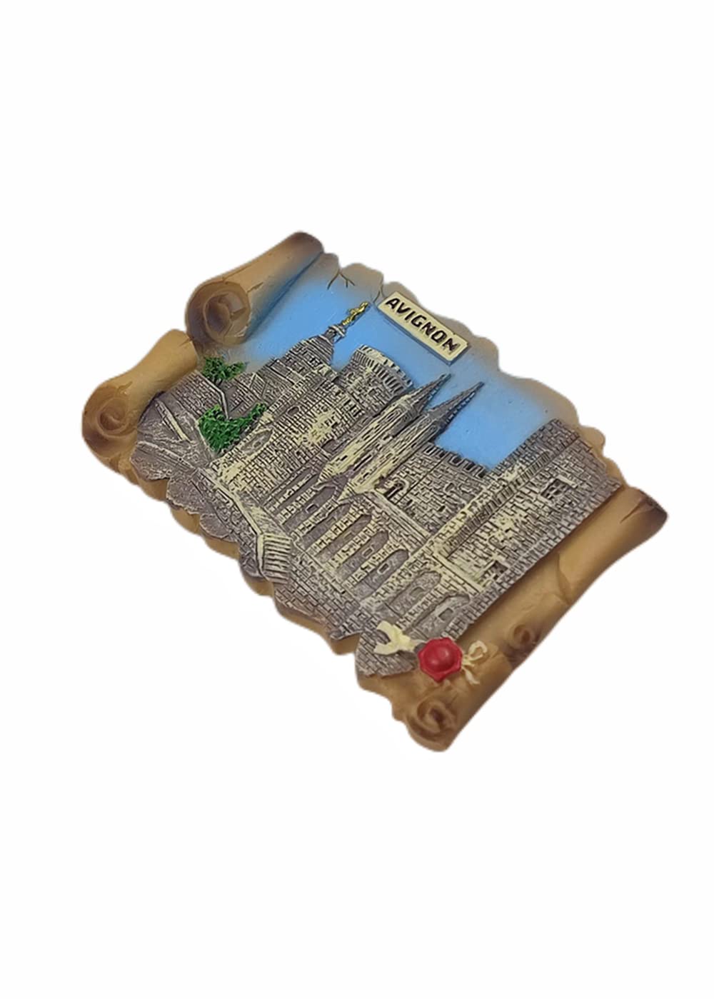 Avignone Francia magnete frigorifero souvenir viaggio 3D decorazione frigorifero adesivo magnetico dipinto a mano artigianato collezione