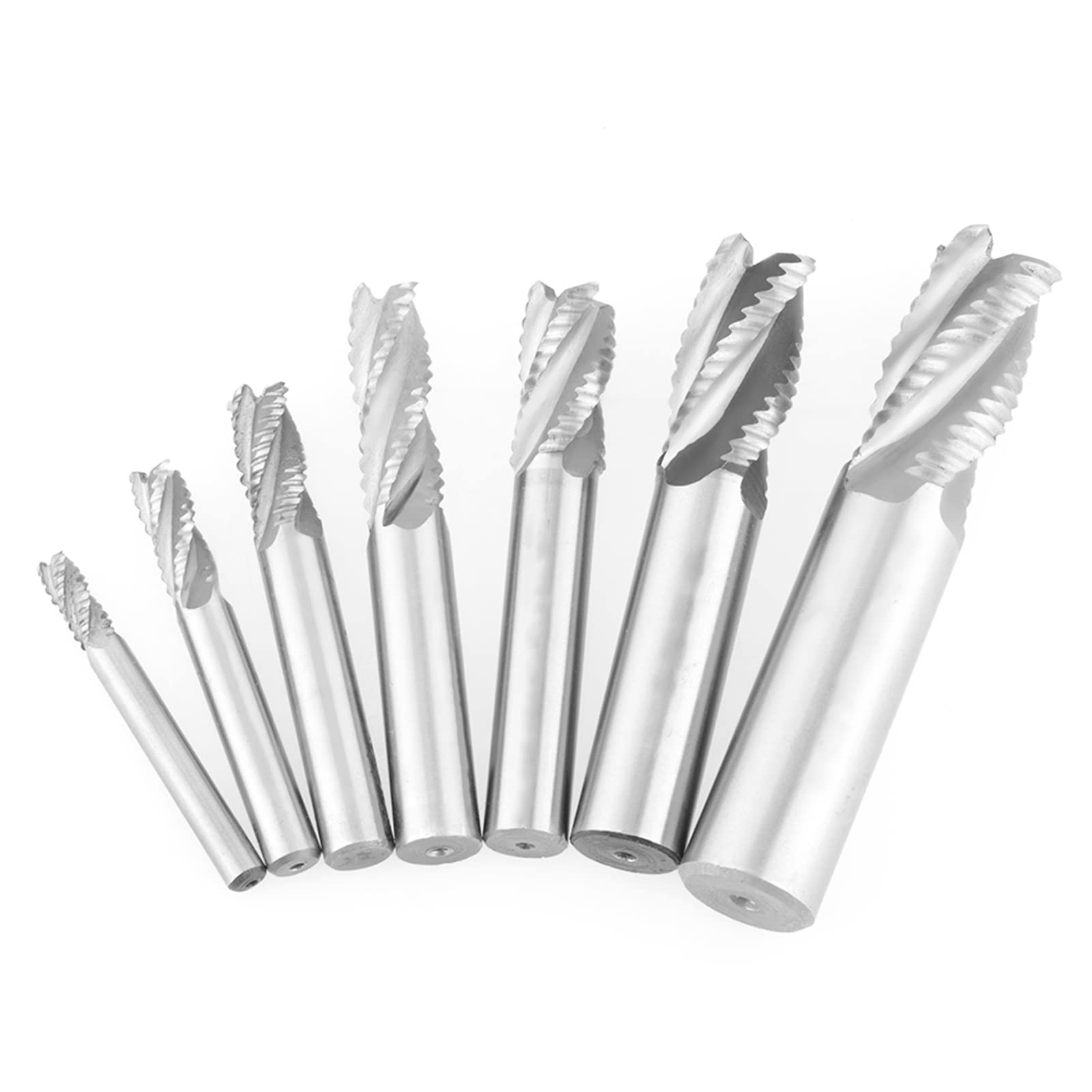 JTLB 6–20 Mm HSS-Schaftfräser-Fräser, Gute Fräs- und Schneidleistung, Hochfestes Fräser-Set mit 7 Stück, Langlebiger Schnellarbeitsstahl für Effizienz, Geeignet für Fräsanforderungen