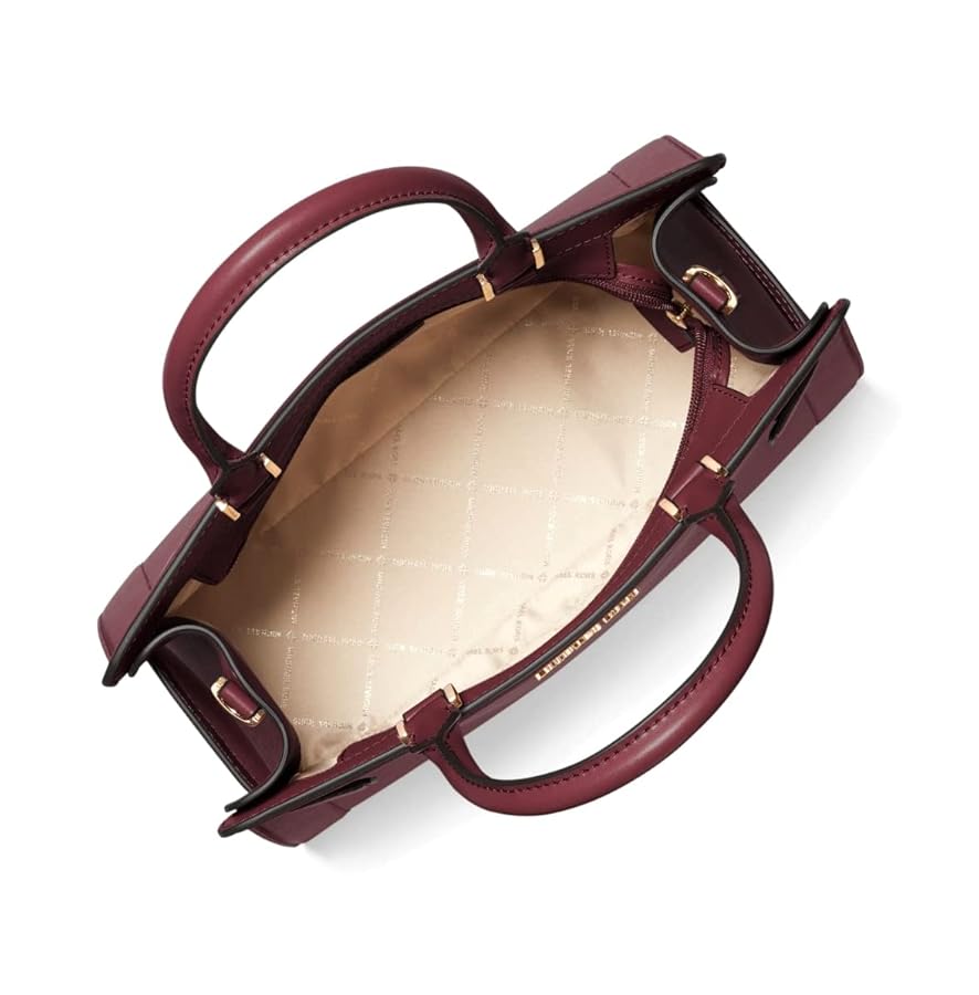 Michael Kors Borsa a tracolla da donna in pelle Rayne media, merlot, M :  Amazon.it: Moda