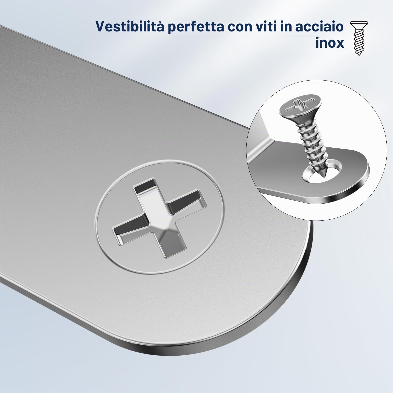 Squadrette Angolari, 30 Pezzi 20 x 20 mm Staffe Angolari inox, Staffe Angolari Per Legno 90 Gradi, Staffe A L per Mobili, Scaffali, Tavoli, Rinforzo Resistente per Mensole e Ripiani Argento