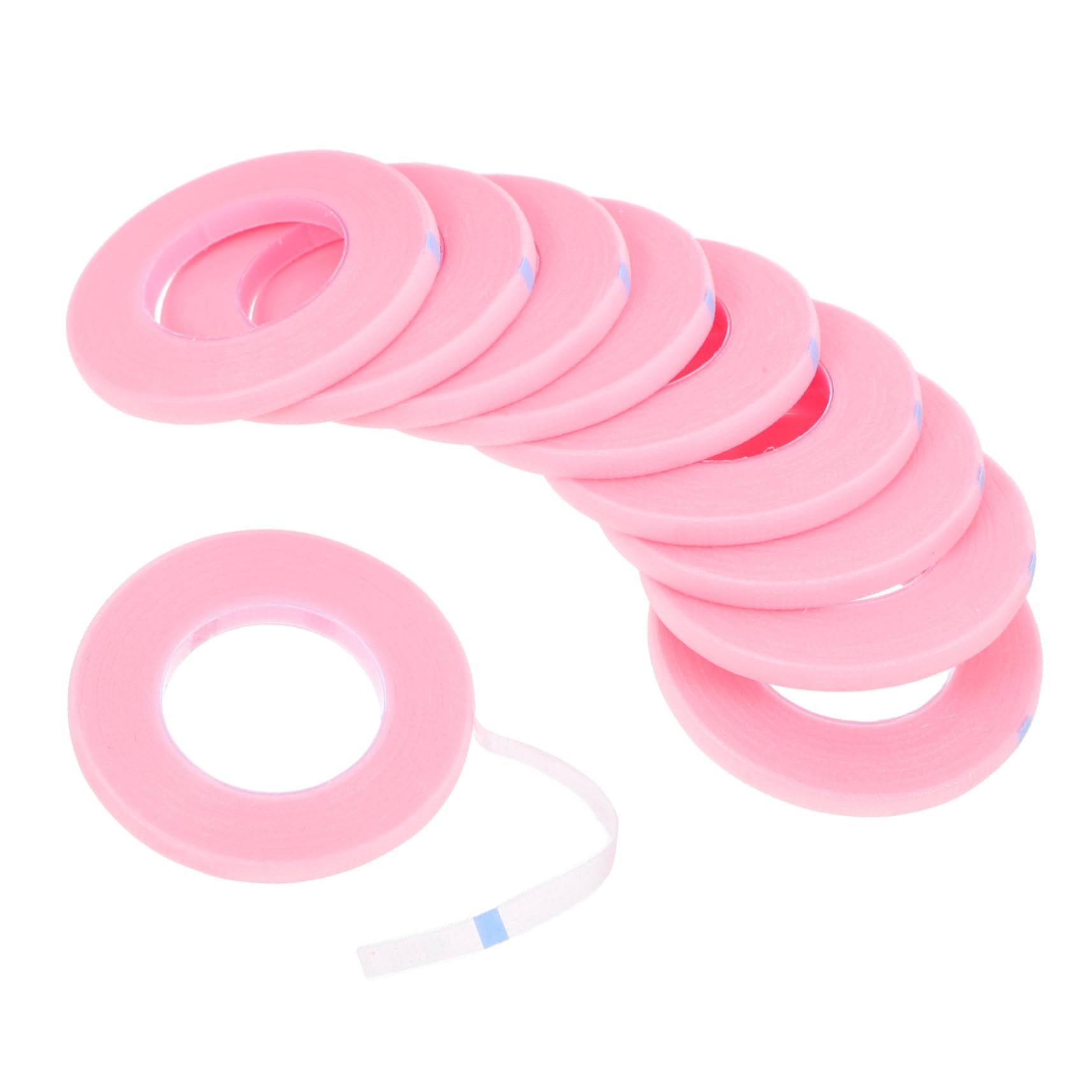 Didiseaon Eyelash Extension Adhesive Tapes Breathable Lash Tapes 10 Rolls Tools Easy Peel Off Skin-Friendly for Salon