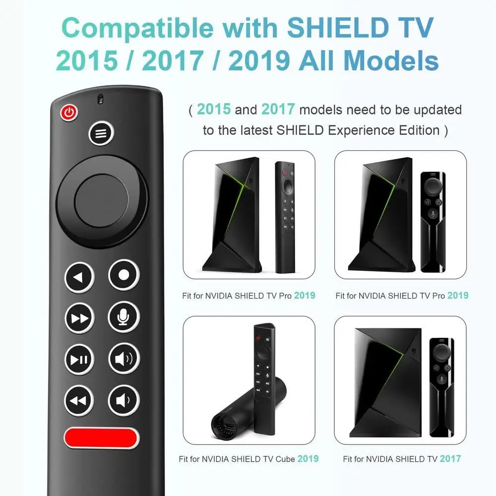 Wireless Voice Pilot dla Shield TV Pro 2015 2017 2019 TV Bateria obsługiwana kontrola głosu