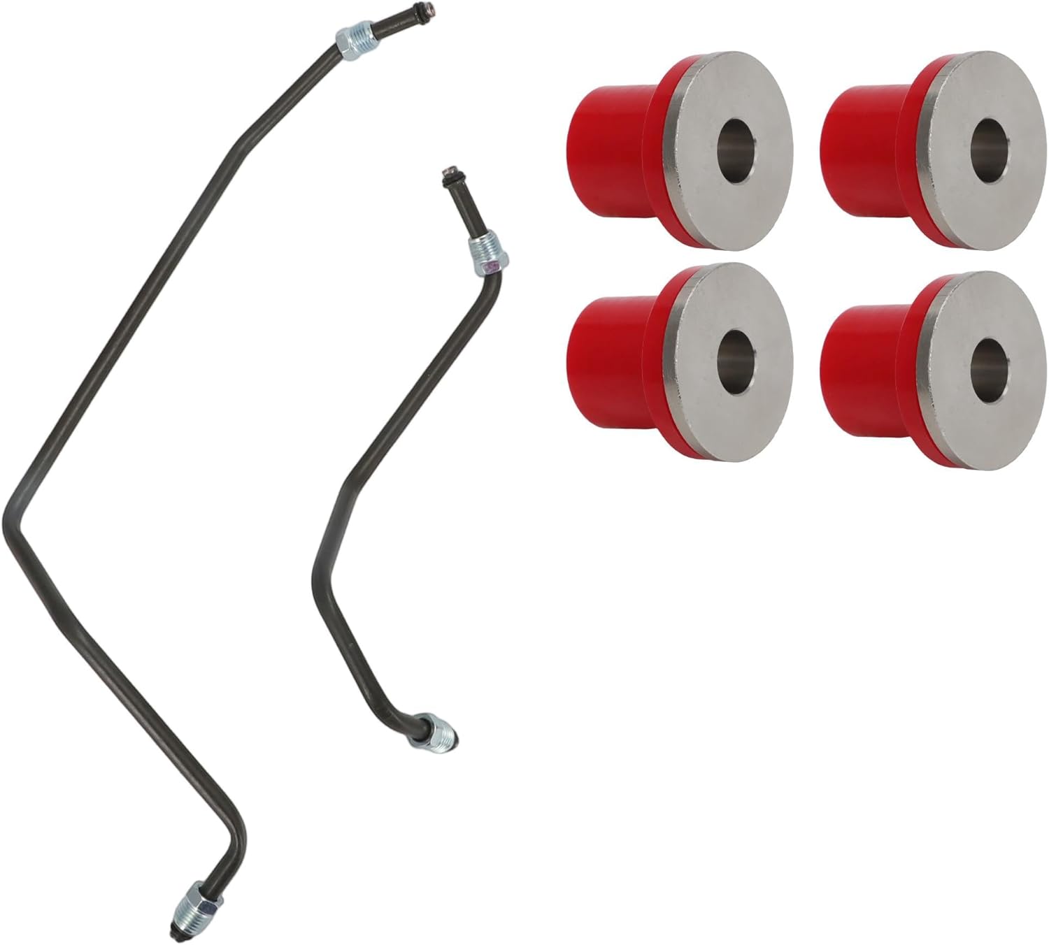 For Toyota Tacoma 4x4 2005-2018 Rack and Pinion Hydraulic Power Steering Lines & Bushing Kit | Solve Common Leak Issues, Complete Steering Repair Set