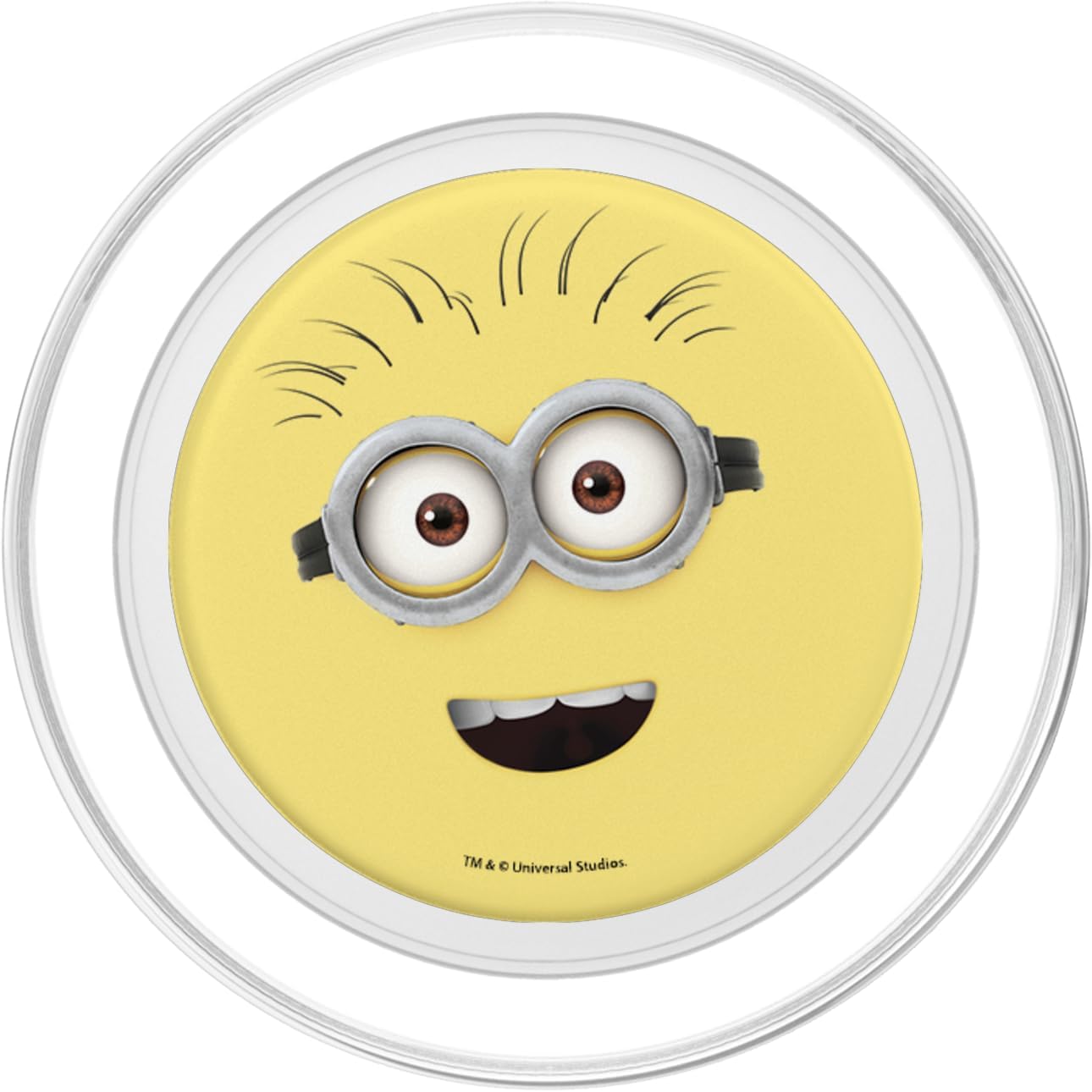 Despicable Me Minions Happy Open Mouthed Minion PopSockets PopGrip for MagSafe
