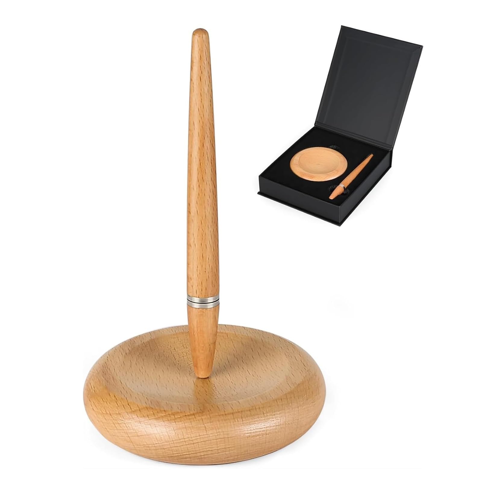 THE WHITE SHOP Magnetic Levitating Pen, Floating Ballpoint Pen Self Standing Vertically, Unique Office Desk Decor Gift with BOX for Men and Women