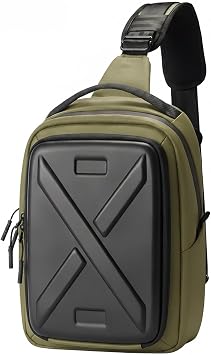 Besnfoto Camera Hardshell Case Crossbody Camera Sling Bag Small Waterproof Photography Bag for Mirrorless and DSLR Cameras