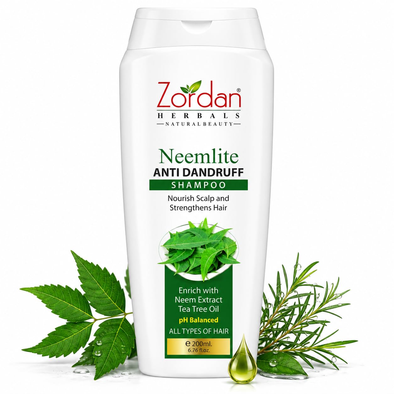 Anti Dandruff Shampoo with Neemlite Extract & Tea Tree Oil | Helps Reduce Dandruff | Suitable for All Hair Types | 200 ml-picture-46