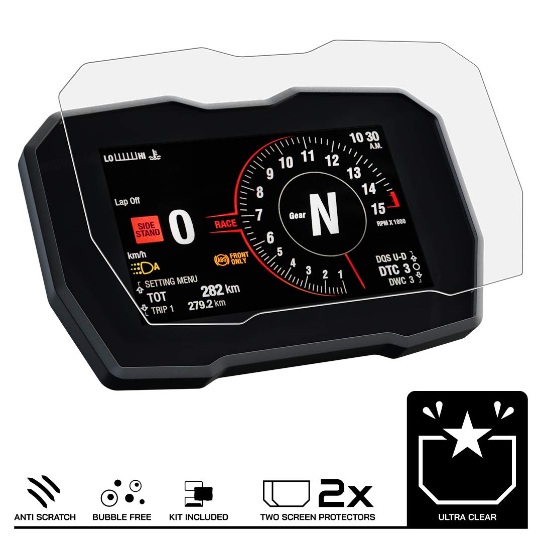 Speedo Angels Dashboard Screen Protector compatible with DIAVEL V4 (2023-) 2 x Ultra Clear