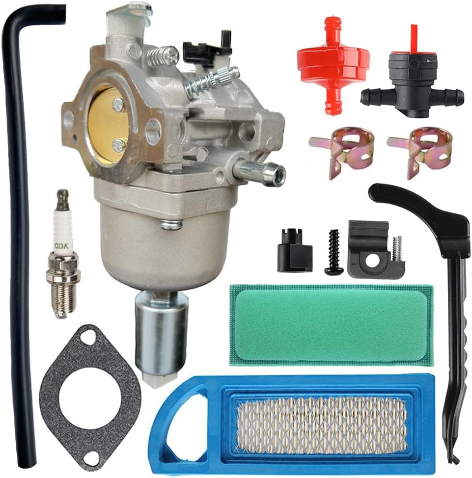 799727 Carburetor for Briggs & Stratton 14HP 15HP 16HP 17HP 17.5 HP 18HP Intek Engines CarbReplace 791858 794572 591731 594593 Lawn Tractor Mower Nikki Carb with Air Filter kits