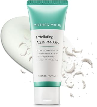 MOTHER MADE Korean Peeling Gel, Aqua Peel Gel, Pore Care, Cuticle Care, Old Cuticle, Dullness, Transparent, Sensitive Skin, Hypoallergenic, Alcohol Free, 3.4 fl oz 100 ml