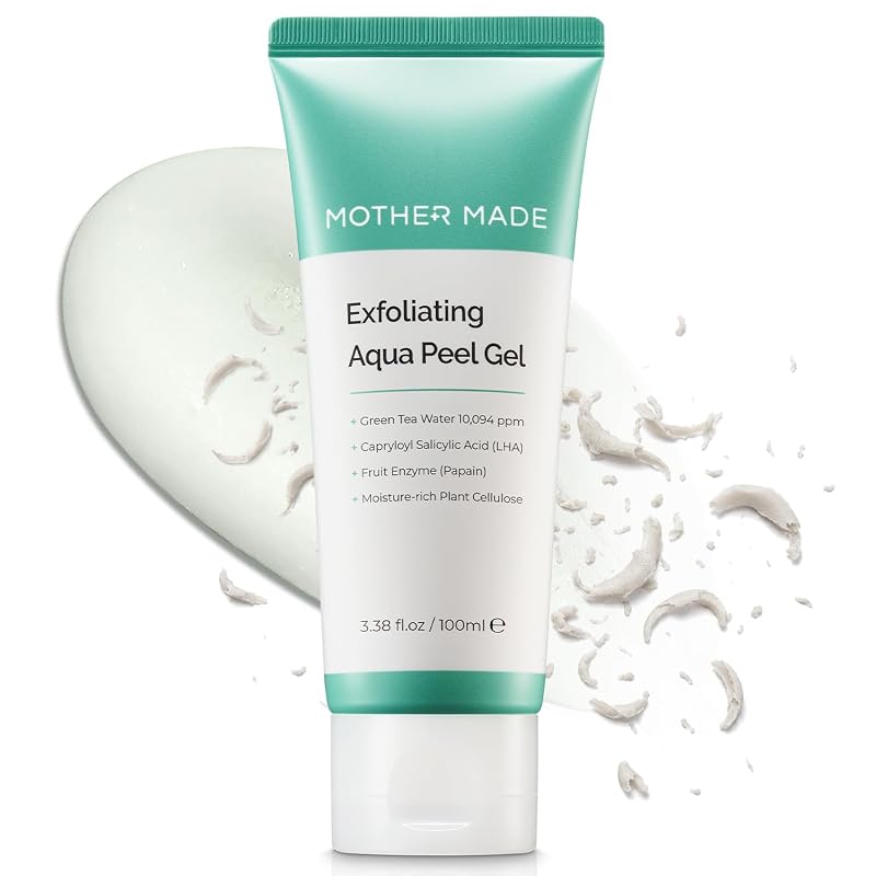 MOTHER MADE Gel Aqua Peel Esfoliante com LHA e Chá Verde, 100 mL
