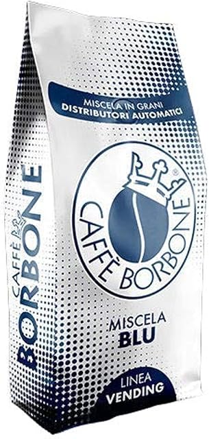 Caffe Borbone Blue Blend Coffee Beans Arabica and Robusta Medium Roast, Pack of 1 kg