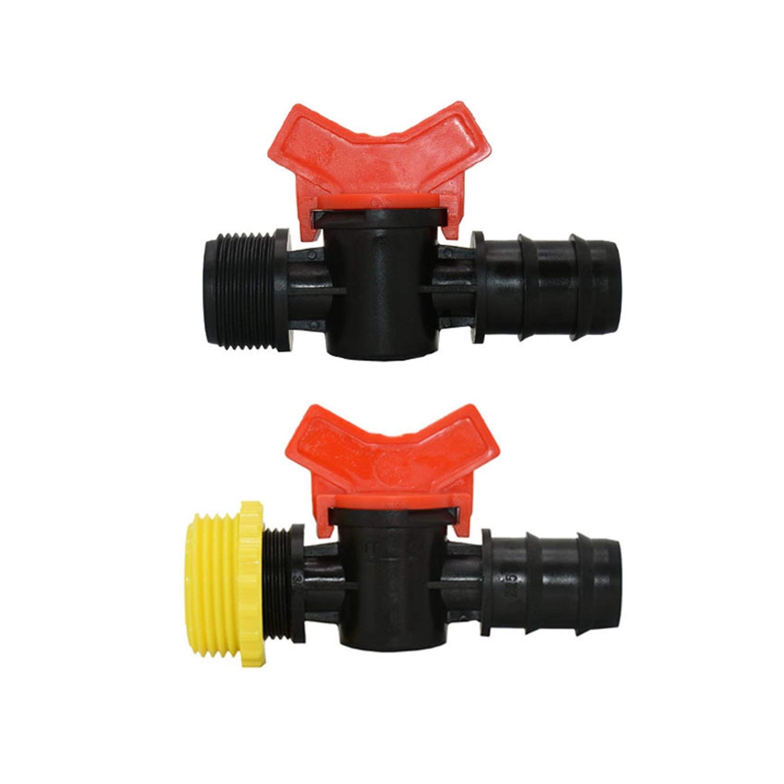 Raccordi per Tubi di irrigazione, Raccordi for irrigazione a Goccia Ottone 3/4-1 Pollici DN20 Connettore for Rubinetto da Giardino 20 Pezzi
