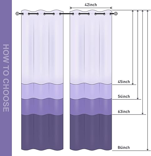 Miniatura 4 de Jekeno - Cortinas opacas de bosque de montañas, río en sol brillante, decoración de paisaje natural, dormitorio, sala de estar, oscurecimiento con