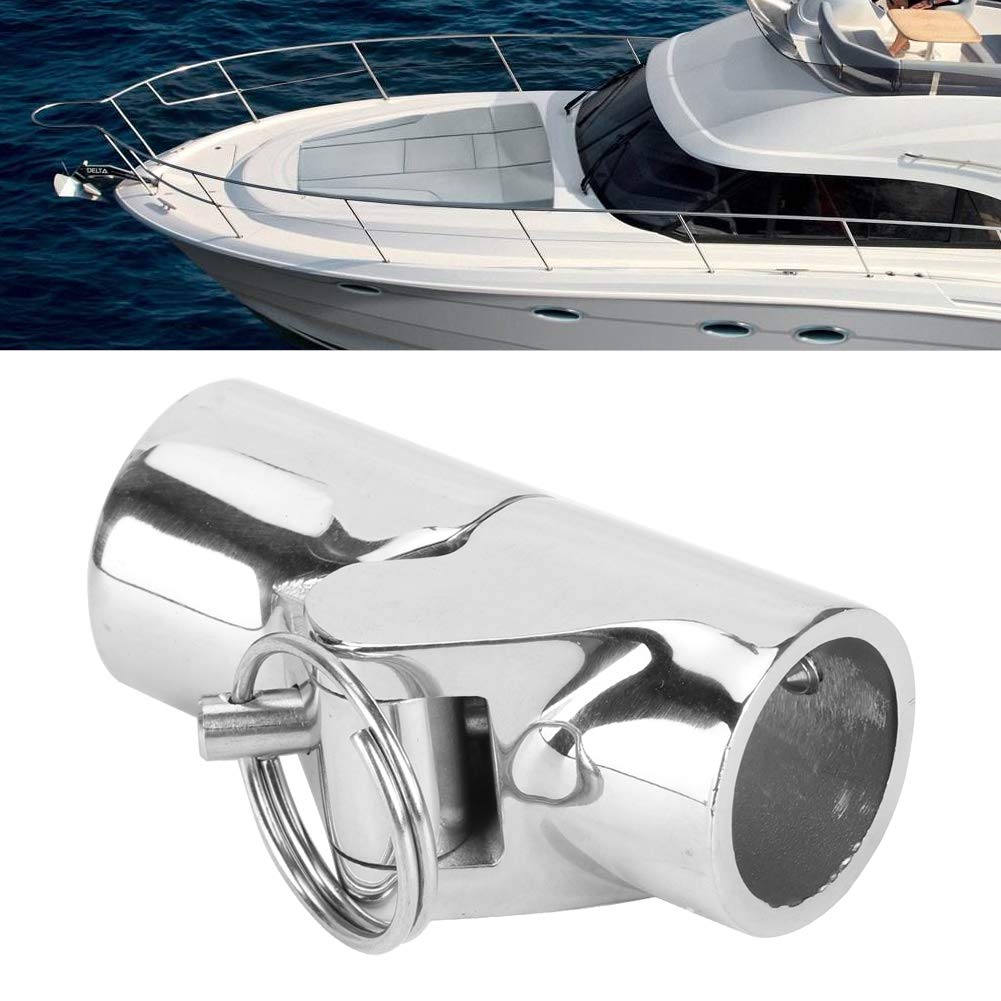 Connecteur Pivotant En Acier Inoxydable 316 Pour Tube De Yacht - 20 Mm - Pliable à 180°, Finition Polie - Pour Aménagement Nautique - 8