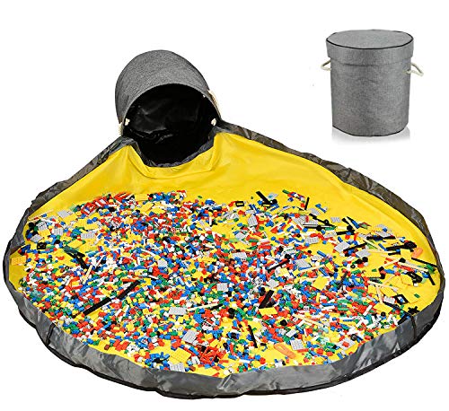 Aufräumsack Kinder, JOLY FANG Spieldecke Aufbewahrungsbeutel Kinderzimmer, Spielzeug...