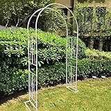 Gartenbogen, Rosenlaube, Metall, Blumenbögenrahmen, Outdoor-Torbogen, Garten zum Klettern von Rosen und Pflanzen, Hochzeit, Jahrestag, Geburtstagsparty