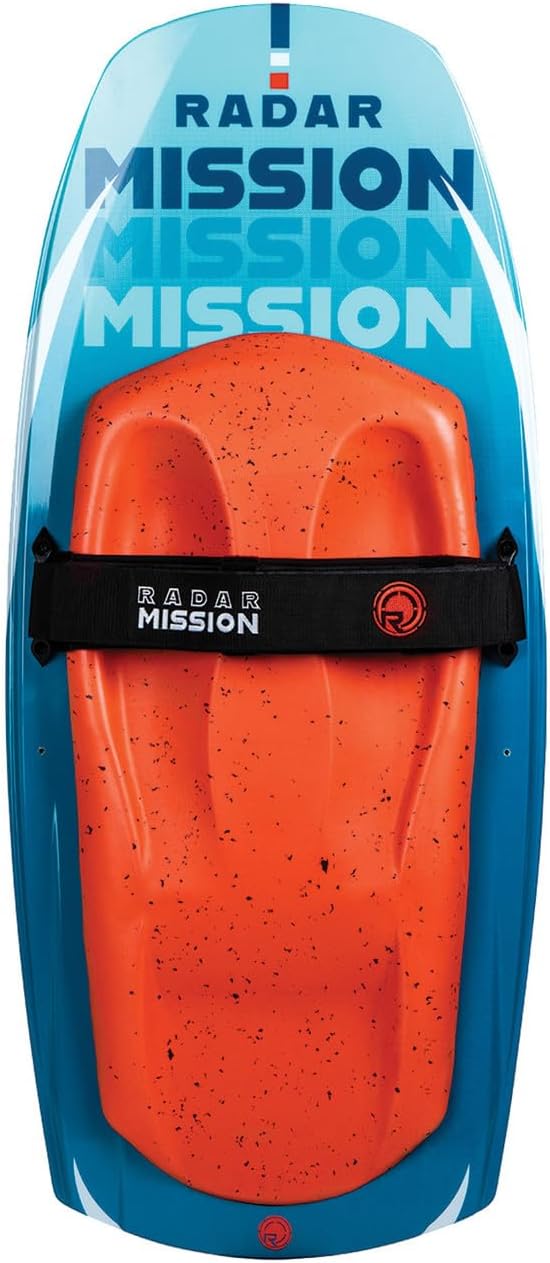 Radar Mission Water Sport Kneeboard, Navy Blue/Fire Red